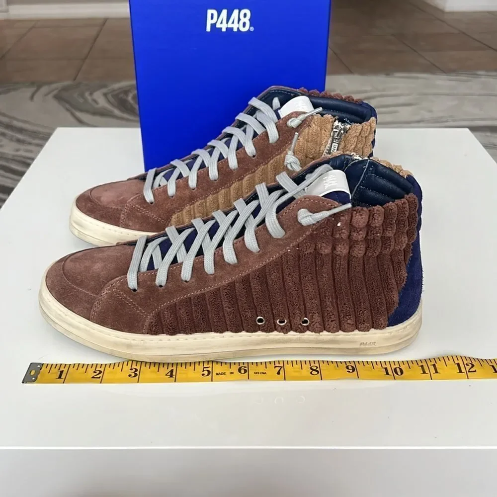 P448 Men’s Skate High-Top Sneakers Shoes Size (9,5-10)